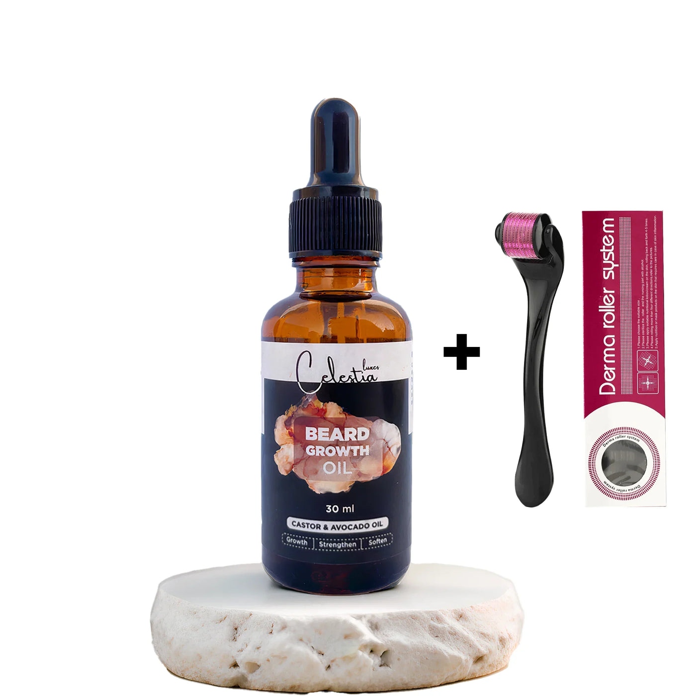 Beard Growth Oil + Derma Roller